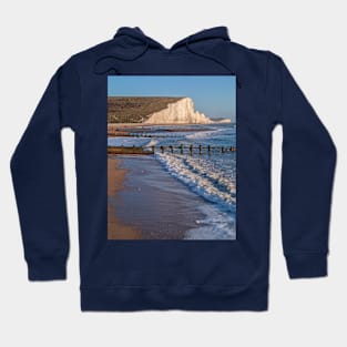 The Seven Sisters from the beach, East Sussex (3) Hoodie